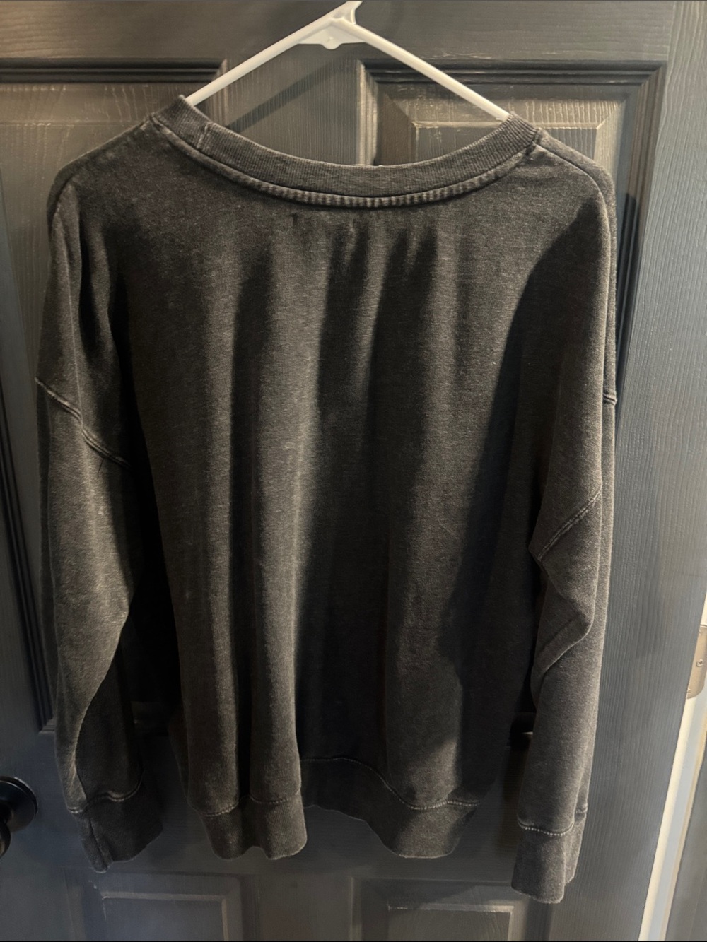 Maurices Black Washed Skull Crewneck Sweatshirt - Picture 3 of 3